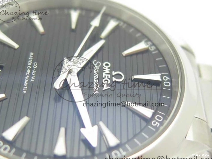 0721 Aqua Terra 150M Master Chronometers VSF 1:1 Best Edition Black Dial SS Hand on SS Bracelet A8900 Super Clone Functional 8009